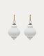 Set Irlo de 2 boles de Nadal de vidre reciclat blanc Ø 10 cm