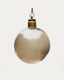Bola de Nadal Piril de vidre reciclat marró Ø 25 cm