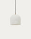Llum de sostre Calvia de paper maixé blanc Ø 25 cm