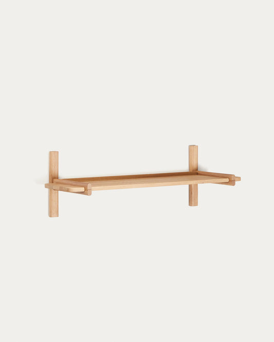 Prestatgeria modular Sitra 1 lleixa fusta massissa roure acabat natural 90cm FSC Mix Credit