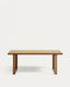 Mesa 100% exterior Canadell de madera maciza de teca reciclada 180 x 90 cm