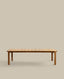 Taula Icaro de fusta massissa de teca  220 x 102 cm FSC 100%