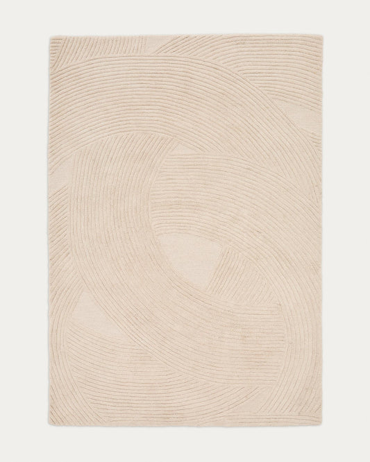 Catifa Domm de llana beige 200 x 300 cm