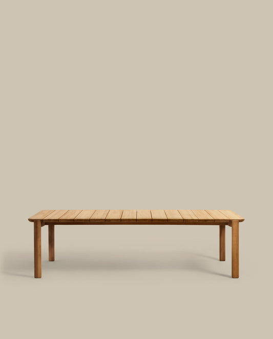 Taula Icaro de fusta massissa de teca 280 x 112 cm FSC 100%