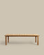 Taula Icaro de fusta massissa de teca 280 x 112 cm FSC 100%