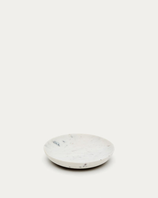 Bandeja mediana Ecin de mármol blanco