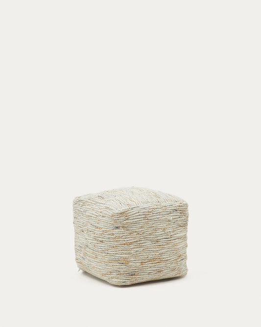 Puf Selise de jute natural 45 x 45 cm