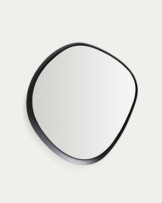 Mirall Tebel de metall negre 67,5 x 74,5 cm