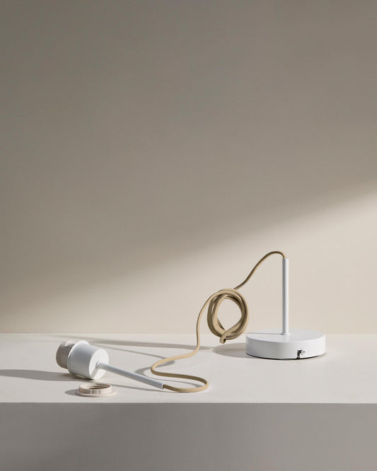 Muntura per a llum Fulvia de metall amb acabat blanc 150 m