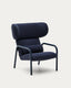 Butaca Inari blau i acer amb acabat pintat blau FSC Mix Credit