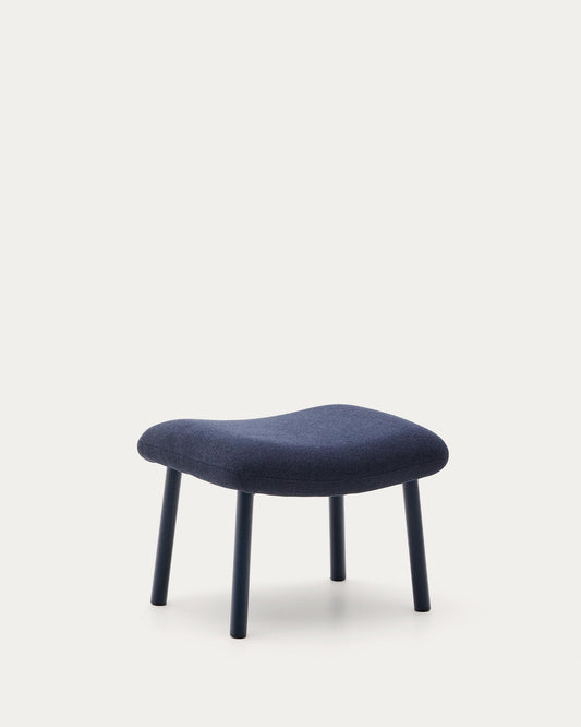 Repose-pieds Inari bleu et bleu finition peinte bleue 60 x 50 cm FSC Mix Credit