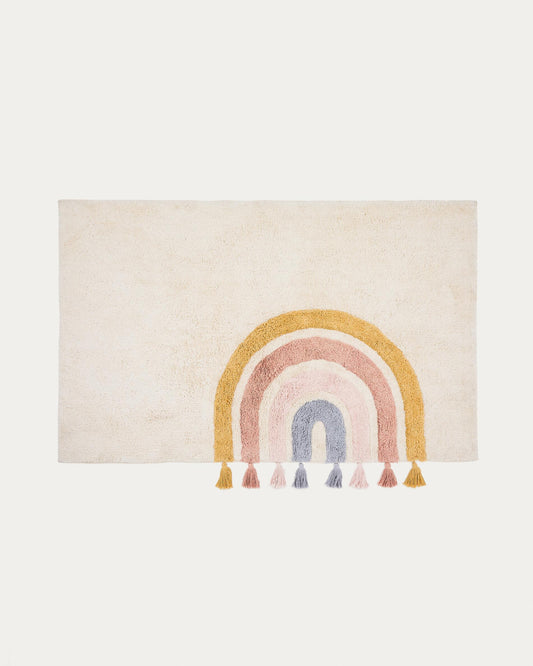 Catifa Tadea cotó arc de Sant Martí multicolor 90 x 150 cm