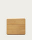 Còmoda Abilen 3 calaixos de xapa de roure 90 x 75 cm cm FSC 100%
