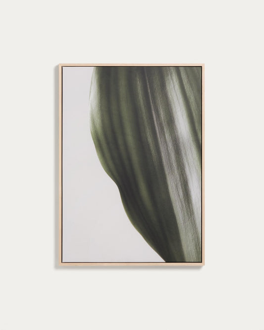 Cuadro Foliae fotografía de hoja 52 x 72 cm
