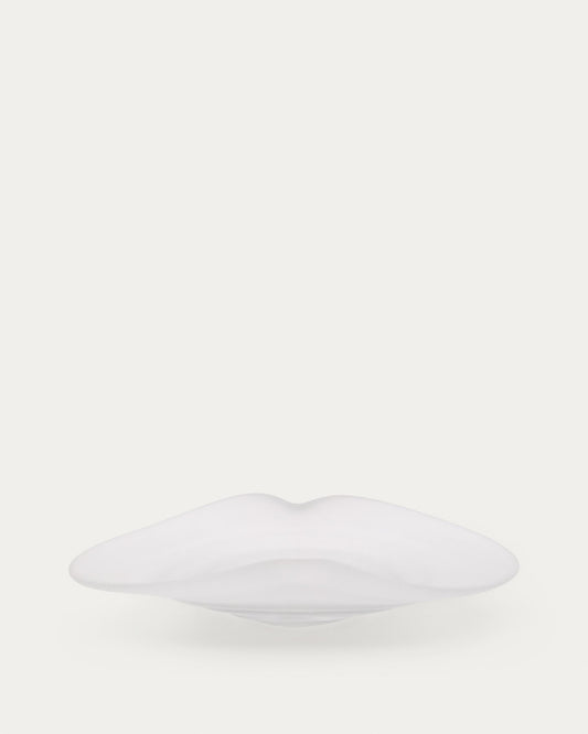 Centre de table Ondaro en verre dépoli 11 cm