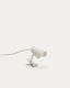 Petite lampe avec pince Jula en métal gris