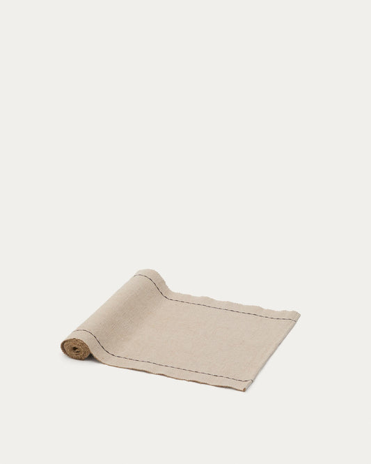 Camí de taula Lunel de jute 150x50 cm