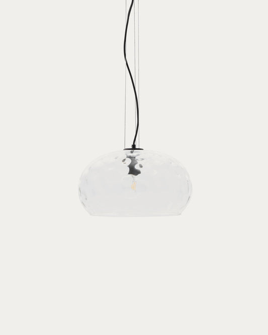 Lámpara de techo Balma de cristal transparente Ø 40 cm