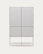 Aparador alt Vedrana 4 portes DM lacat blanc 97,5 x 160 cm