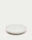 Grand plateau Ecin en marbre blanc