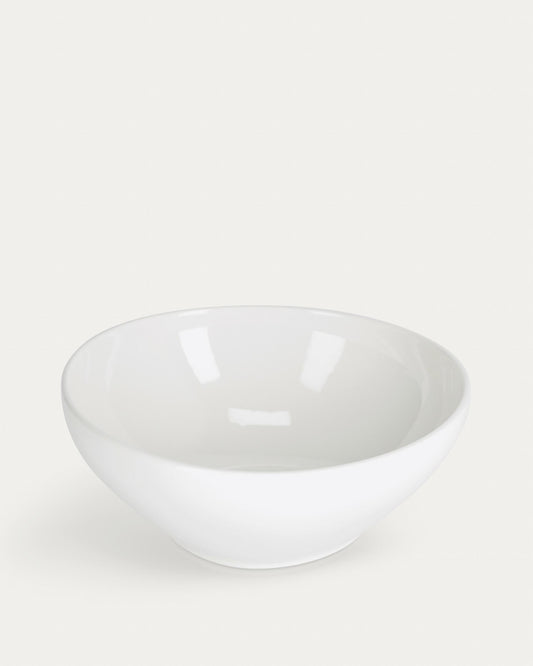Bol rond grand Pahi porcelaine blanc