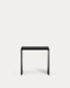 Taula auxiliar Litto de DM lacat negre 55 x 40 cm