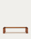 Taula de centre Adularia de vidre temperat marró 140 x 60 cm
