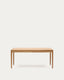 Taula extensible Lenon xapa i fusta massissa de roure FSC MIX Credit natural 160( 200) x 90 cm