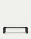 Taula de centre Adularia de vidre temperat gris fosc 140 x 60 cm