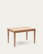 Taula extensible Yain de xapa i fusta massissa de roure 120 (180) x 80 cm
