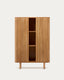 Aparador alt Mailen 2 portes en xapa de freixe amb acabat natural 110 x 160 cm
