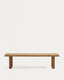 Banc 100% exterior Canadell de fusta massissa de teca reciclada 210 cm