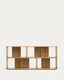Conjunt Litto de 4 prestatgeries modulars de xapa de roure 168 x 76 cm