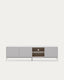 Moble de TV Vedrana 3 portes DM lacat blanc 195 x 55 cm