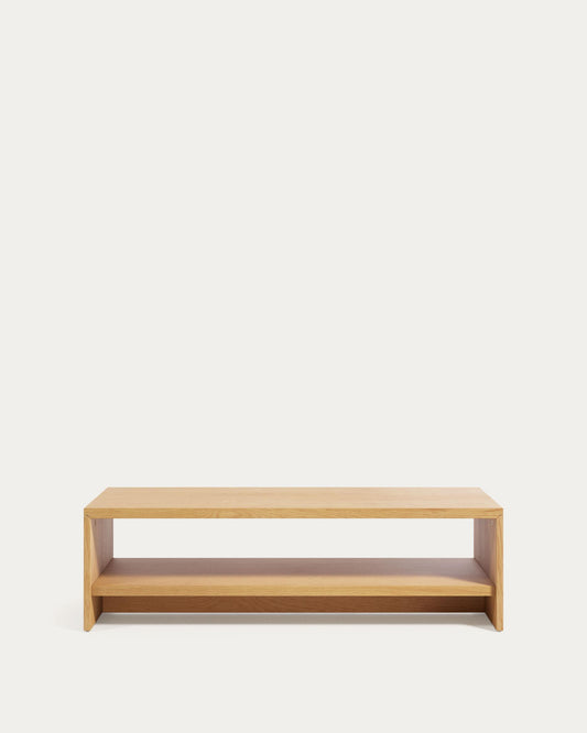 Taula de centre Abilen de xapa de roure 120 x 60 cm FSC 100%