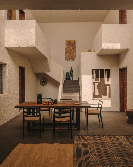 Mesa Sashi de madera maciza de teca 220 x 100 cm