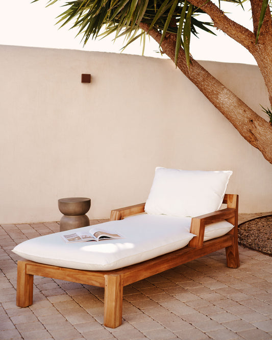 Gandula Forcanera de fusta massissa de teca