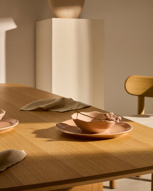 Bol Tiraya en céramique rose