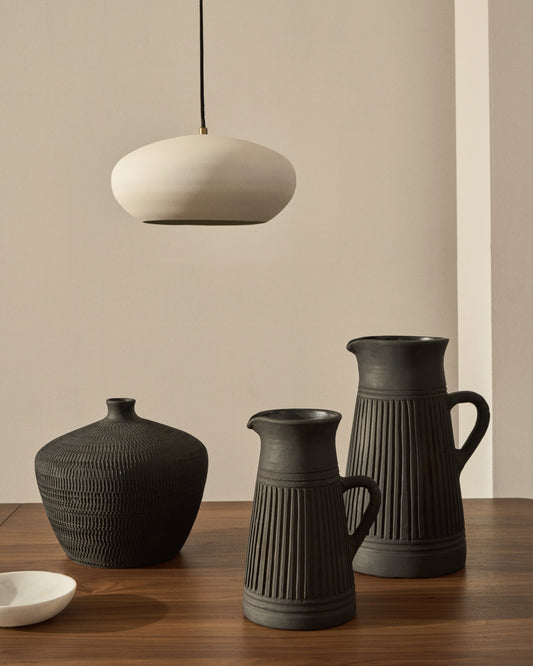 Lámpara de techo Inda de metal con acabado blanco Ø 30 cm