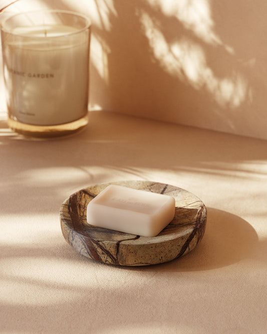 Sabonera Spalsh de marbre beix