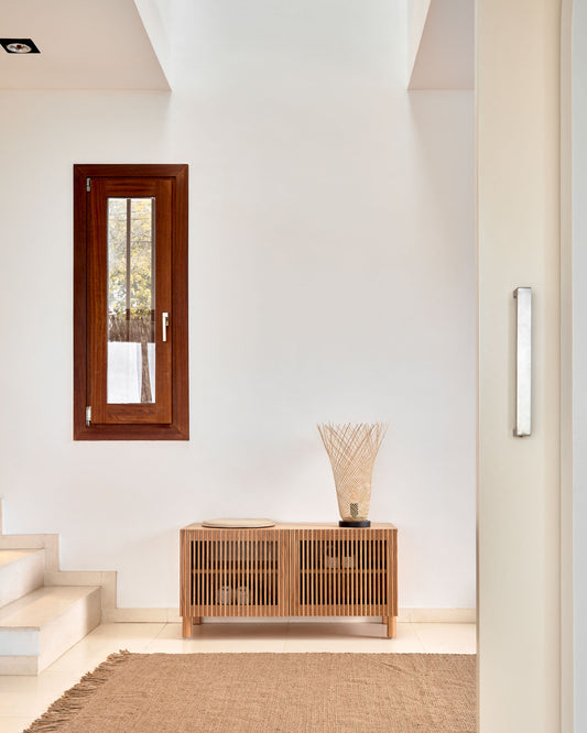 Sabater Beyla amb 2 portes de fusta massissa de freixe i xapa de roure 98,5 cm FSC 100%