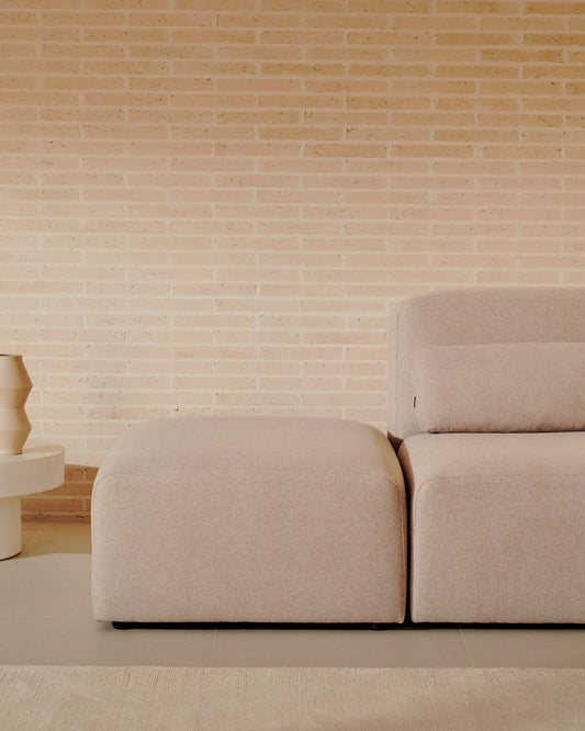 Pouf terminal Neom beige 75 x 89 cm FSC Mix Credit