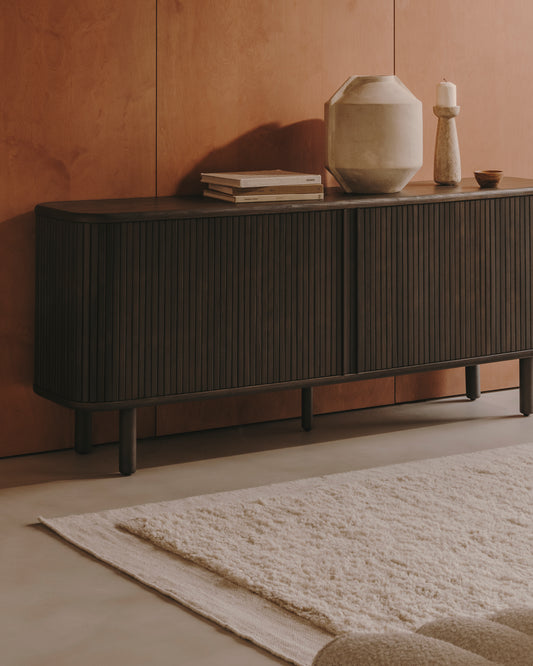 Tapis Marely en laine blanc 160 x 230 cm