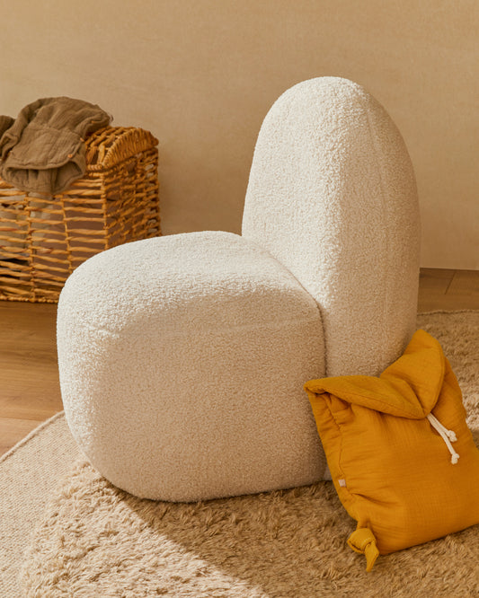 Butaca infantil Bucky de borreguet blanc FSC 100%