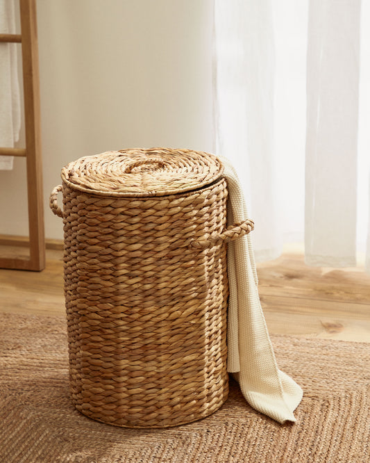 Cistella de roba Yessira de fibres naturals 55 cm