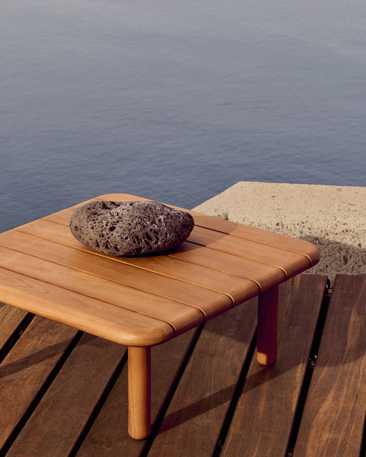 Taula de centre Turqueta de fusta massissa de teca 70 x 70 cm FSC 100%