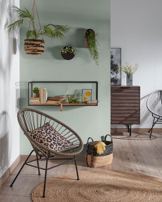 Prestatgeria de paret Elisha de fusta massissa d'avet 90 x 30 cm