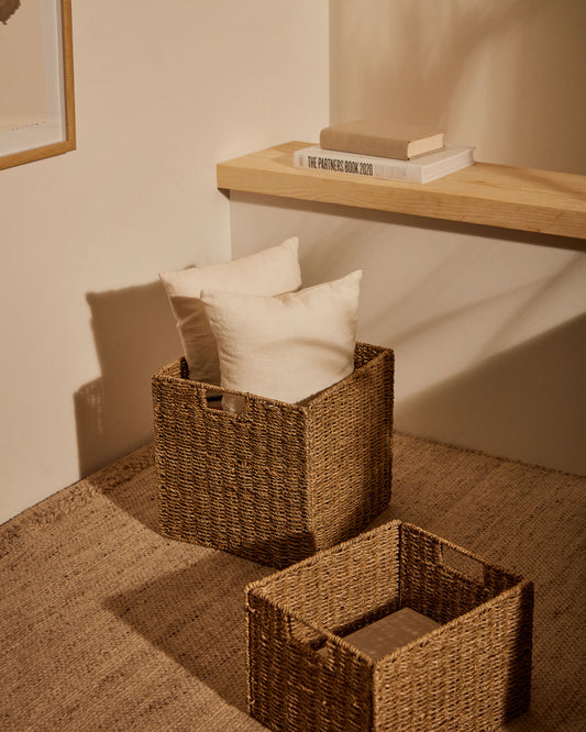 Caixa plegable Tossa de fibres naturals 32 x 33 cm