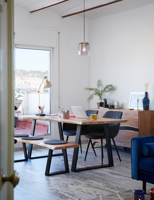 Cojín Silke gris oscuro