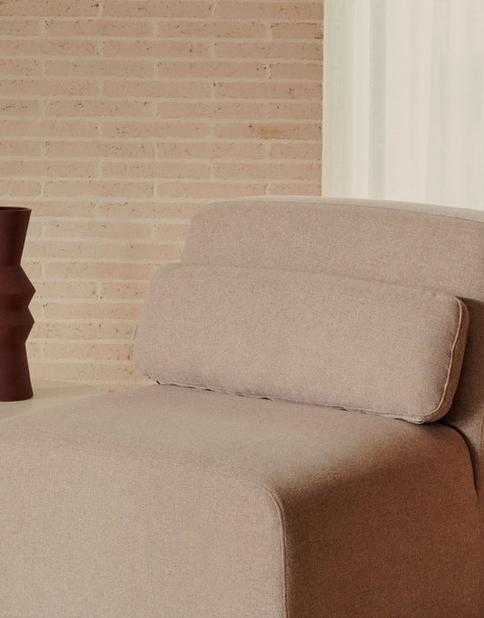 Coussin Neom beige 24 x 72 cm